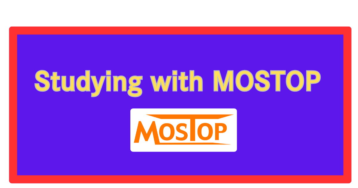 Studying with MOSTOP